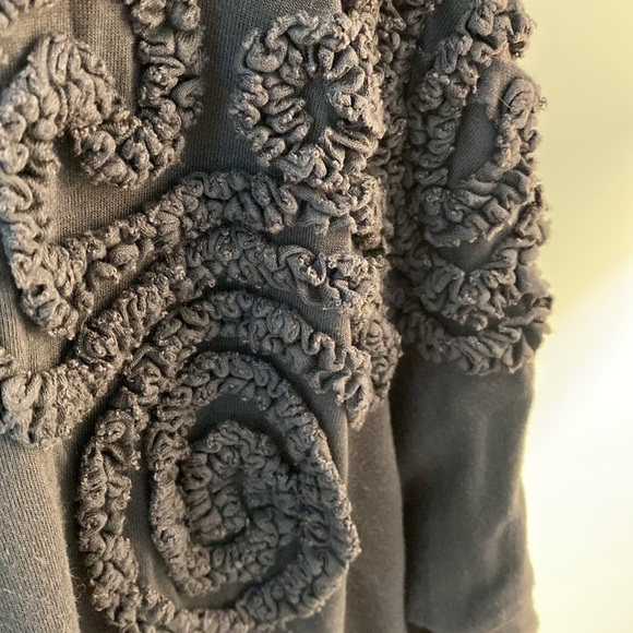 🎂H&m Oversized Dark Grey Batwing Shirt With Shoulder Detail - Picture 5 of 6